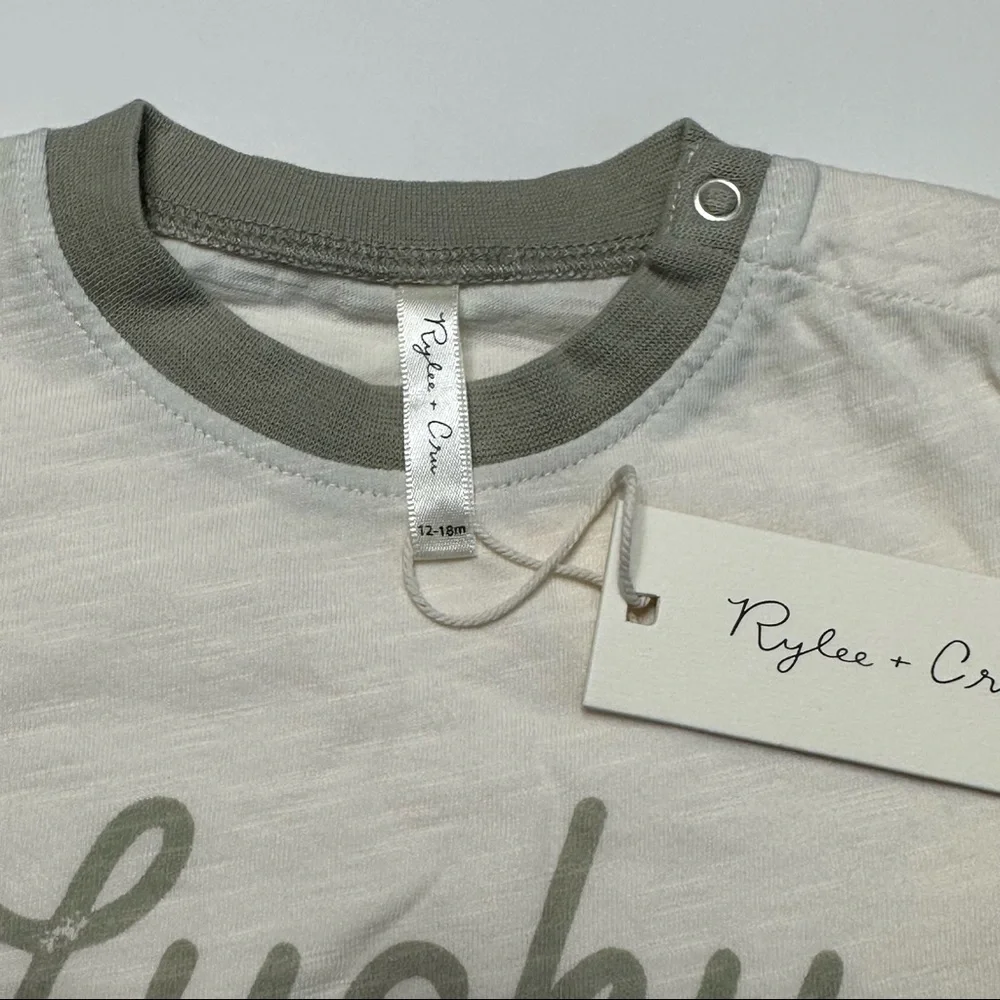 NWT Rylee + Cru Lucky Ringer Tee (12/18 Mo) - Picture 3 of 6
